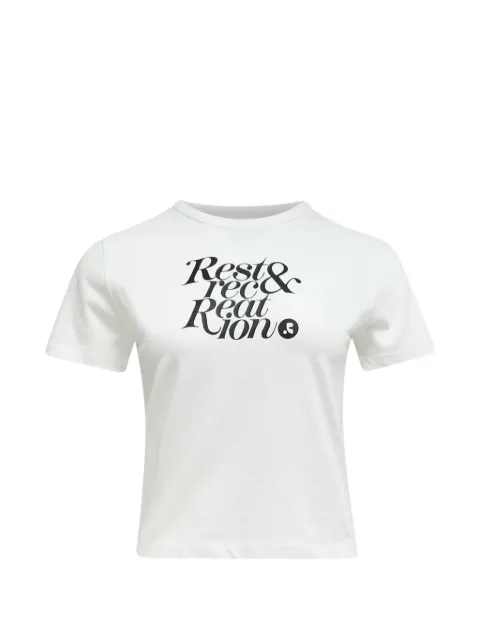 Rest & Recreation logo-print T-shirt White RR261TP010WHF00WHITE