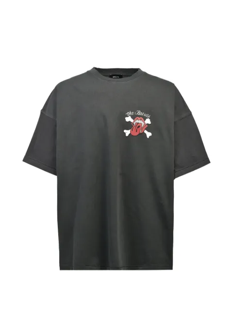 BREATH graphic-print T-shirt Black BR26SSC5028BLK