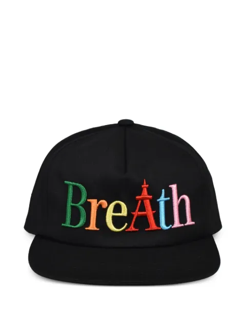 BREATH logo-embroidered baseball cap Black BR26SSAC8016BLK