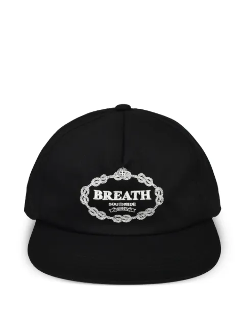 BREATH logo-embroidered baseball cap Black BR26SSAC8018BLK