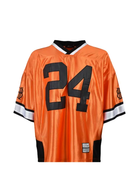 BREATH logo-patch mesh T-shirt Orange BR26SSC5016ORG