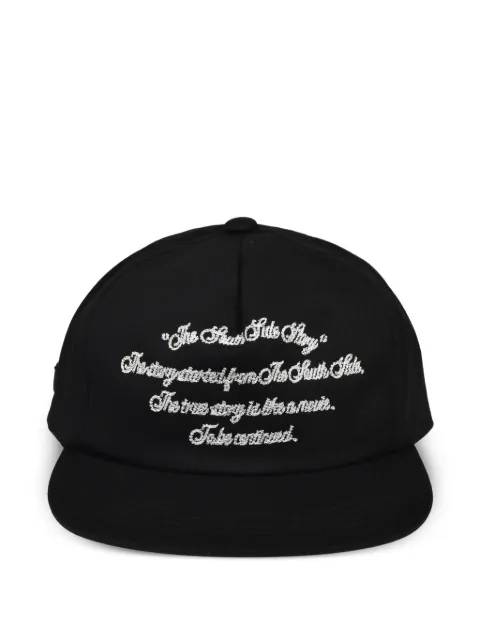 BREATH logo-embroidered snapback cap Black BR26SSAC8015BLK
