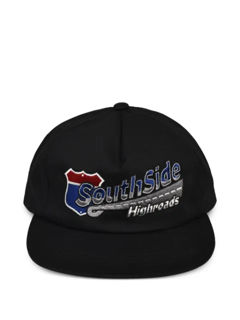 BREATH logo-embroidered snapback cap Black BR26SSAC8017BLK