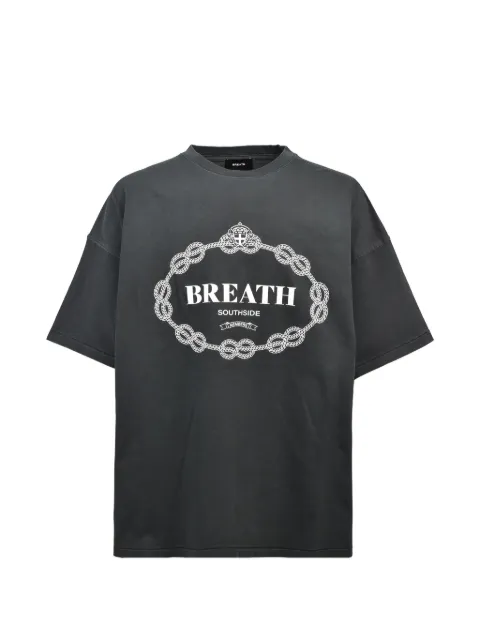 BREATH logo-print T-shirt Black BR26SSC5026BLK