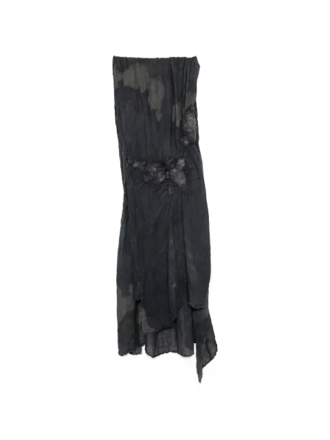 BIEK VERSTAPPEN felted scarf Grey FSLLINENBLUBRY