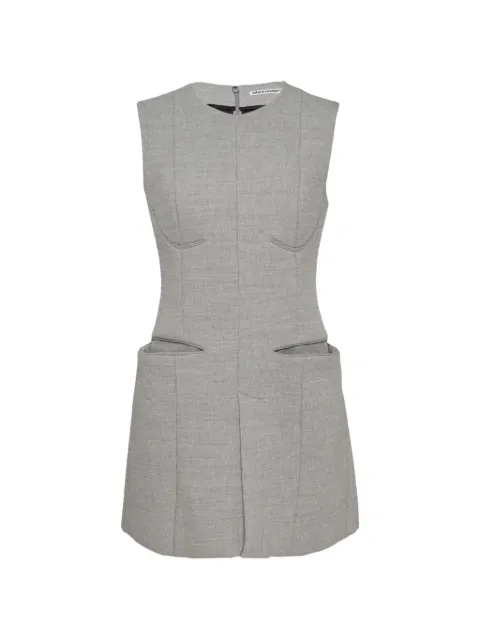 Alexander Wang sleeveless mini dress Grey 1WC226697400050