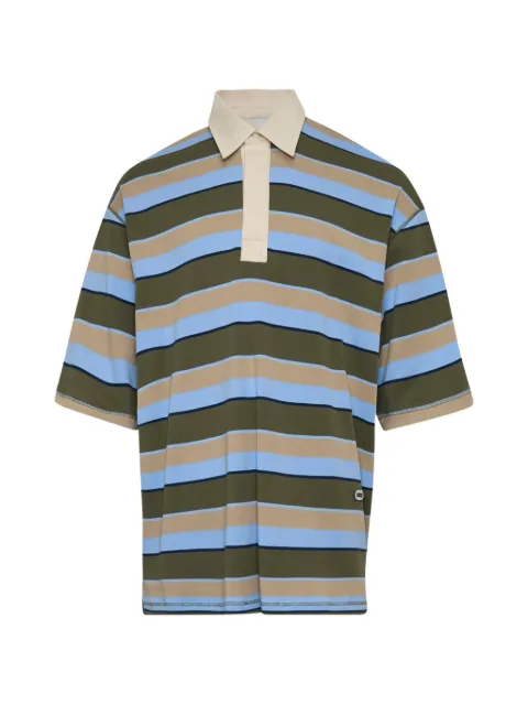 AMI Paris striped polo shirt Blue UPL424JE020900A073