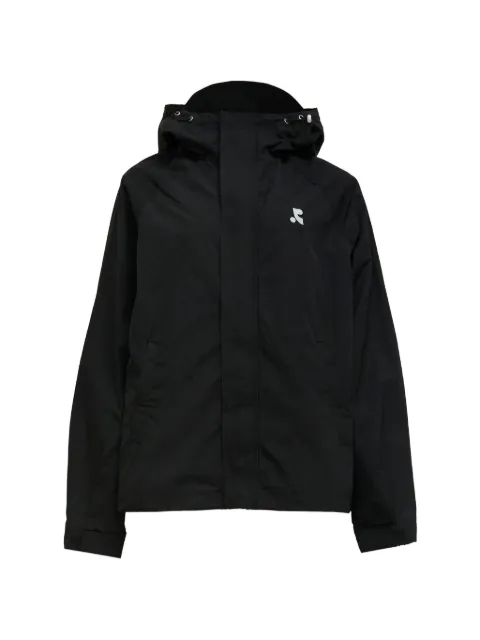 Rest & Recreation Gorpcore logo-print hooded jacket Black RR261JK004