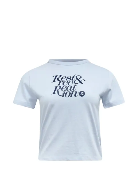 Rest & Recreation logo-print T-shirt Blue RR261TP010