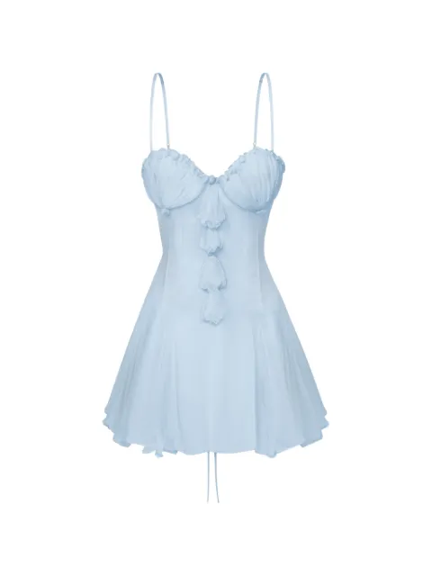Stolen Stores ruffled Shell dress Blue 020385388500BLUE