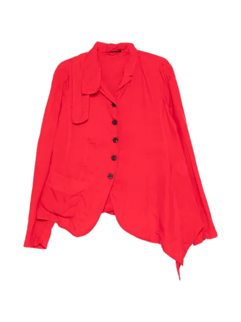 Rundholz asymmetric-hem jacket Red 1471105