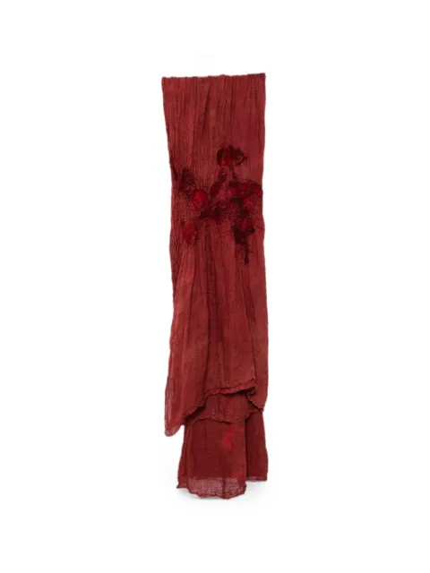 BIEK VERSTAPPEN felted scarf Red FSLLINENRED