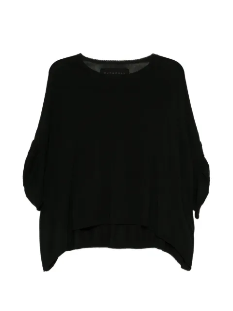 Rundholz puff-sleeve T-shirt Black 2690711