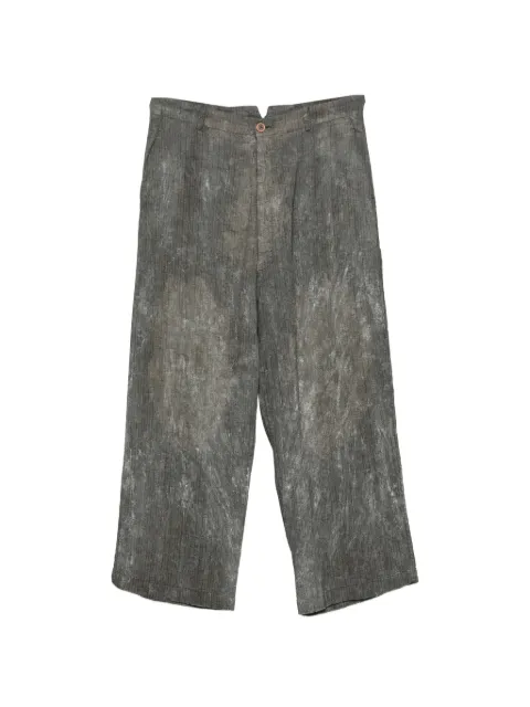 Rundholz striped trousers Grey 4110106LINEN