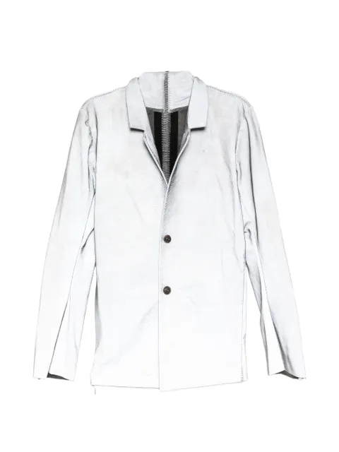 Isaac Sellam Experience Talmud leather jacket Grey BLAZERTALMUD