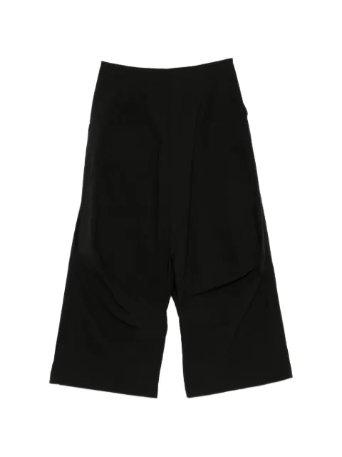 Rundholz darted pleated trousers Black 1240113BLK