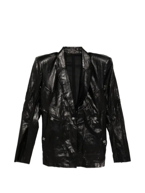 Isaac Sellam Experience Epaulee Neo leather jacket Black EPAULEENEO