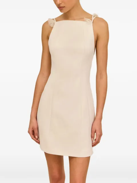 Cult Gaia floral-embellished backless mini dress Neutrals DR35363FL27