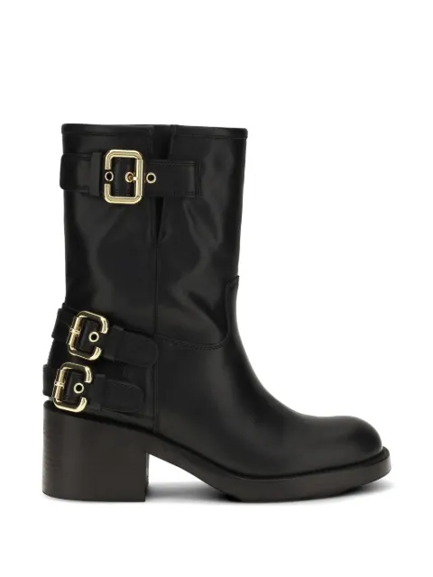 Chloé Dakota buckle-detail boots Black CH26A12FYR