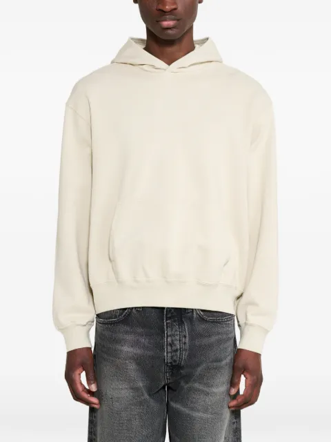 Lady White Co. Mini cropped hoodie White LWH624PAPER