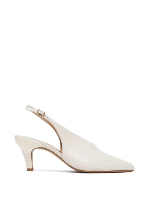 Chloé pointed-toe slingback pumps White CH26A20FYQ