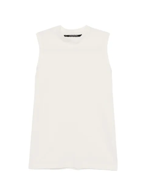 Julius sleeveless crew-neck T-shirt Neutrals 947CUM8OFF