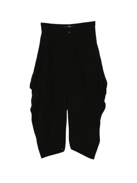 Limi Feu draped-detail trousers Black LKP07209