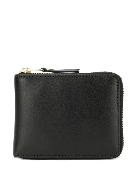 Comme Des Garçons Wallet zip-around leather wallet Black SA7100