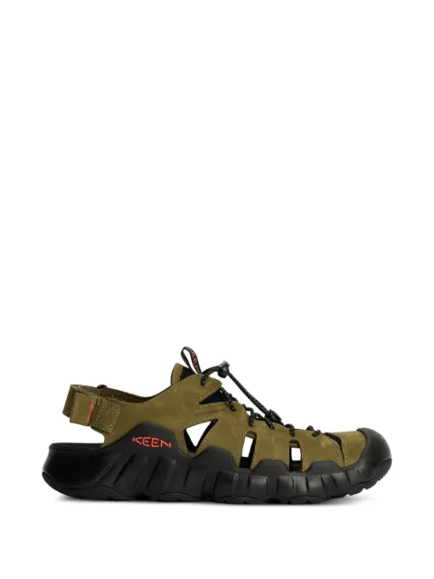 KEEN FOOTWEAR Hyperport Fisherman leather sandals Green 7051030722