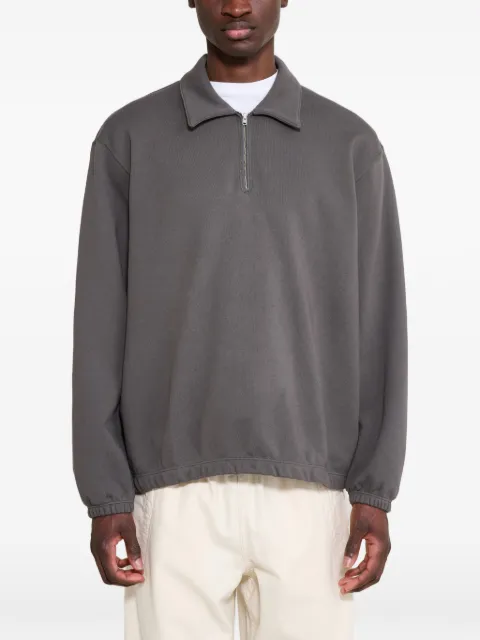 Lady White Co. Topper quarter-zip sweatshirt Grey LWSW504PEWTER