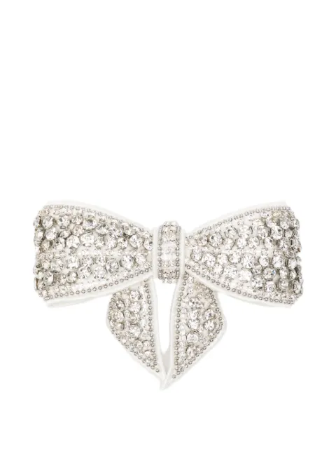 Self-Portrait crystal-embellished hair clip Silver PF26634HW