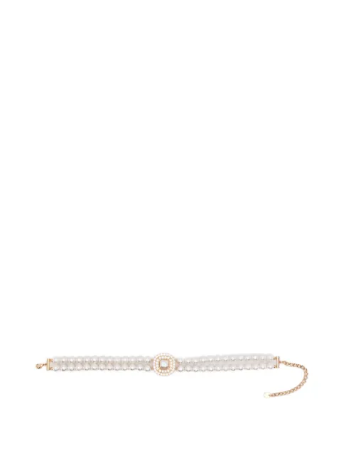 Self-Portrait crystal-embellished necklace Gold PF26608NGD