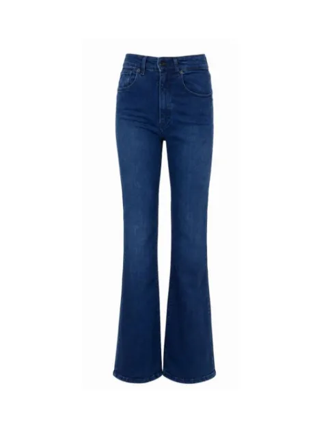 LOIS JEANS logo-patch flared jeans Blue 3150PALAS7779