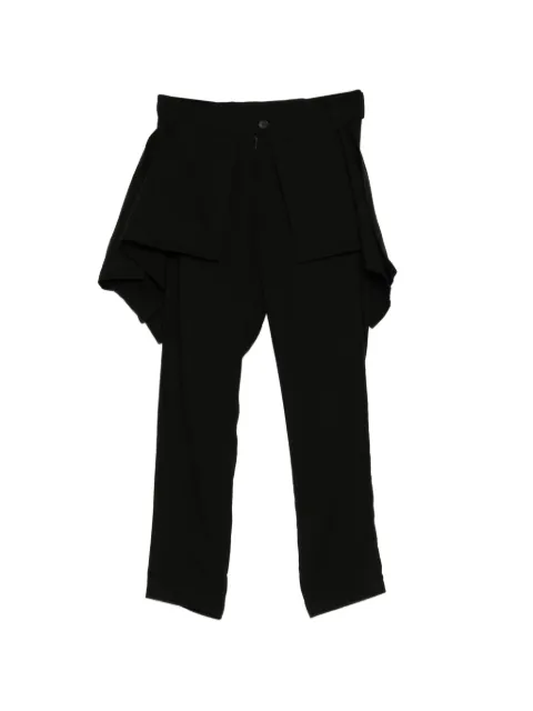 Limi Feu draped layered trousers Black LKP14209