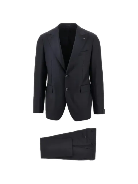 Tagliatore peak-lapel single-breasted suit Blue 2SVS26B11070001B5713