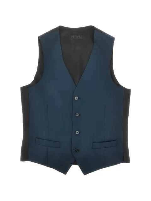 Luigi Bianchi single-breasted waistcoat Blue 1331633673