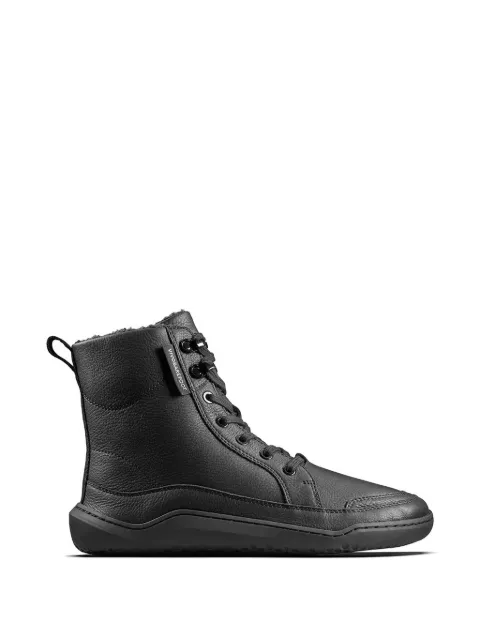 Vivobarefoot Gobi grained-leather boots Black 209439