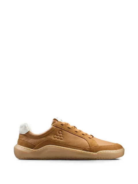 Vivobarefoot Gobi II panelled leather sneakers Brown 309660