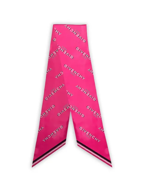 Givenchy maxi Shadow logo-print bandeau scarf Pink BG00P6G002