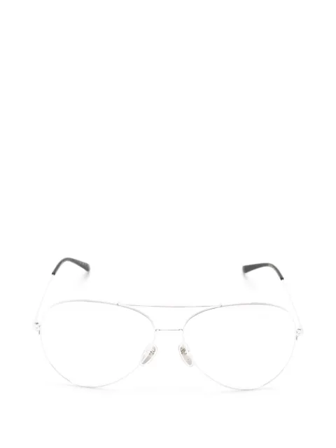 Gucci Eyewear double-bridge pilot-frame sunglasses Silver GG2172S