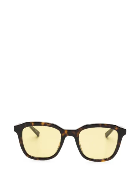 Saint Laurent Eyewear tortoiseshell-effect square-frame sunglasses Brown SL457