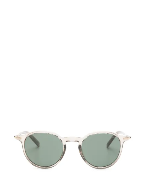 Montblanc round-frame logo-detail sunglasses Neutrals MB0461S