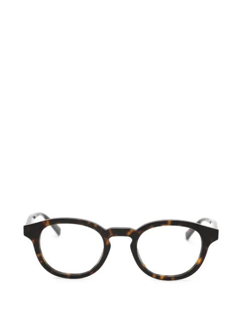 Saint Laurent Eyewear round-frame tortoiseshell glasses Brown SL907