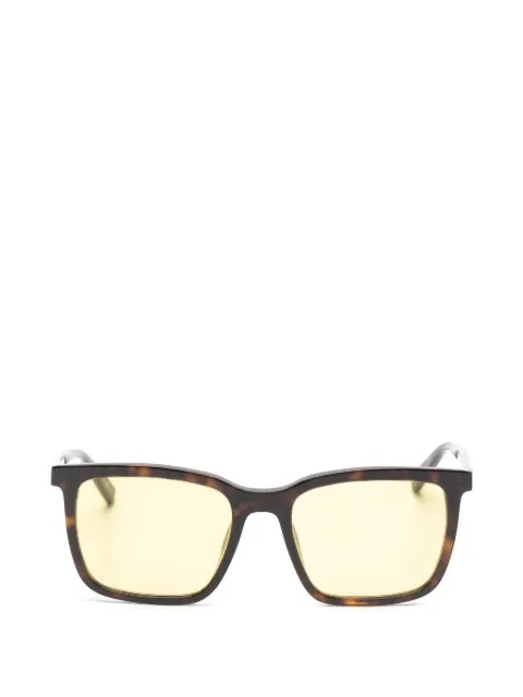 Saint Laurent Eyewear tortoiseshell-effect square-frame sunglasses Brown SL500