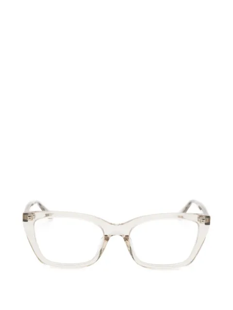 Saint Laurent Eyewear cat-eye frame glasses White SL911
