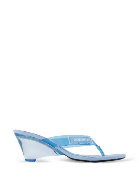 Coperni Lift wedge sandals Blue COPSH105F9026