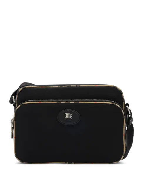 Burberry Check-trim crossbody bag Black 8127569