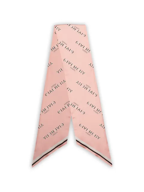 Givenchy maxi Shadow logo-print bandeau scarf Pink BG00P6G002