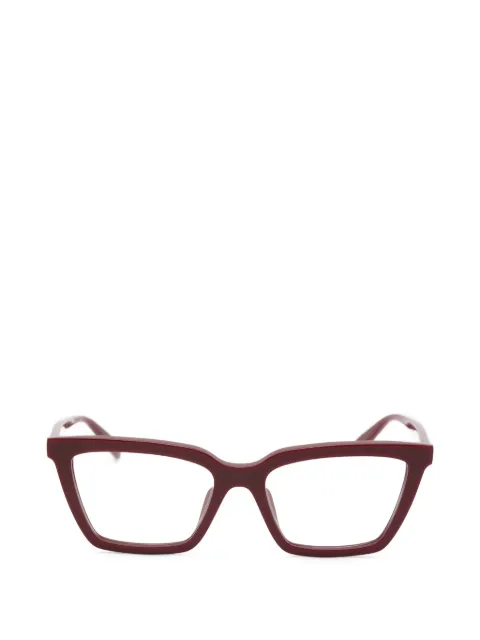 Saint Laurent Eyewear rectangle-frame glasses Red SL912