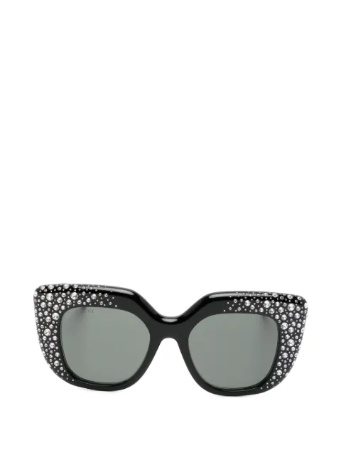 Gucci Eyewear crystal-embellished sunglasses Black GG2030S